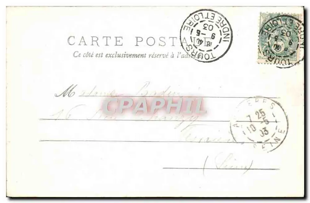 Amboise - Zamek, fasada zachodnia — M.T. — nr 122 - Rewers
