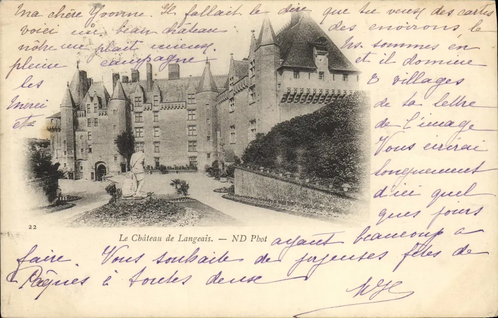 O Castelo de Langeais — ND Phot, n°22 - Frente