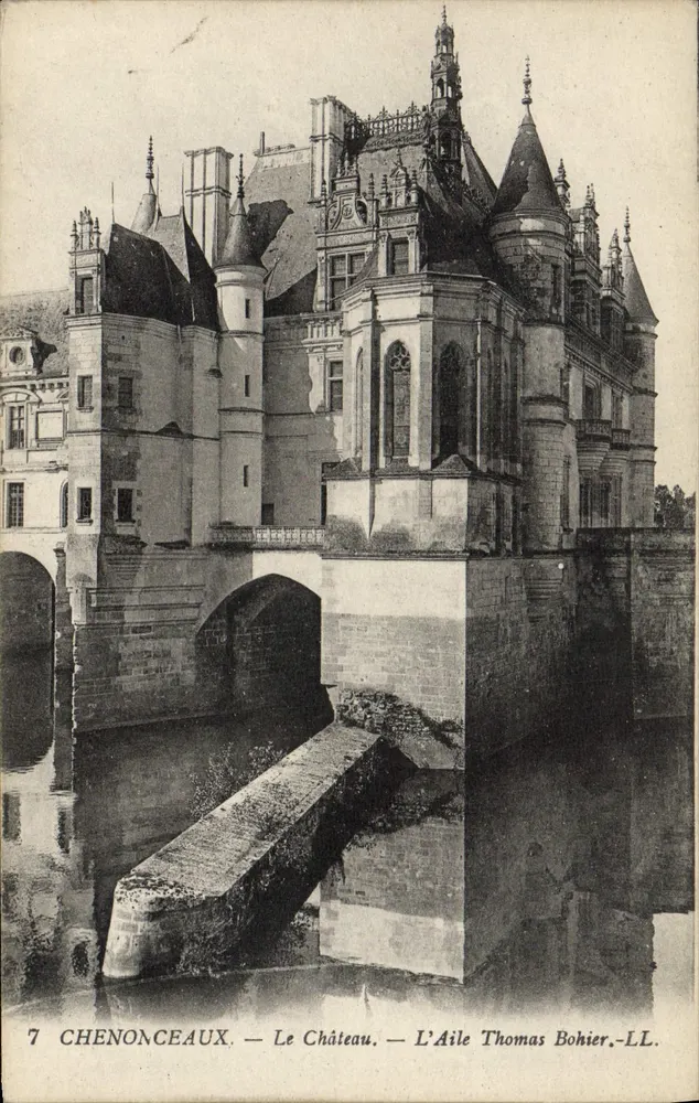 Chenonceaux — O Castelo — A Ala — Thomas Bohier-LL - Frente