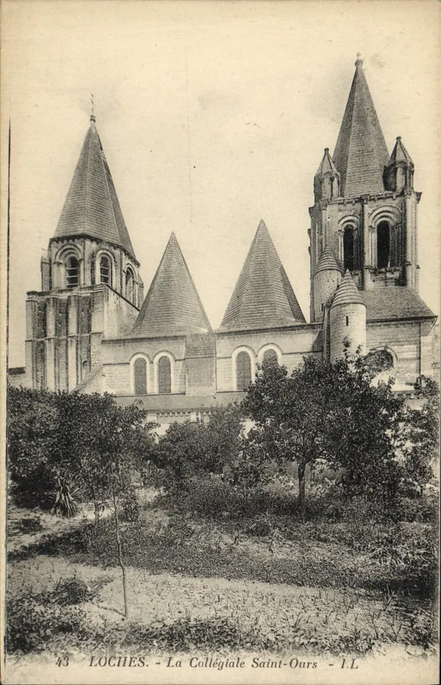 Loches - A Colegiata São Ursinho — I.L. n°43 - Frente