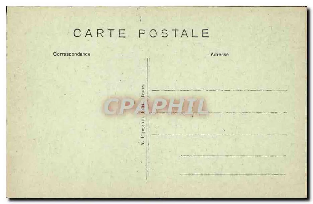 Azay-le-Rideau — Nationaler Schloss (16. Jh.) Schlafzimmer von Effiat (17. Jh.) - Rückseite
