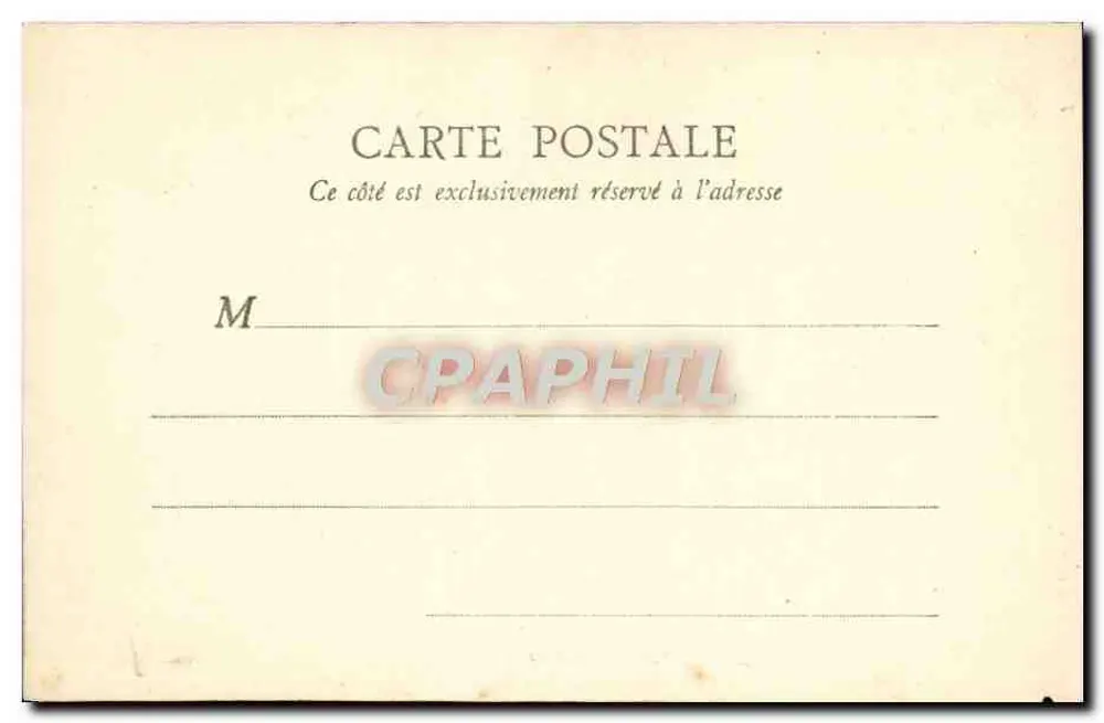 Zamek Azay-le-Rideau — widok zamku — B. F., Paryż - Rewers