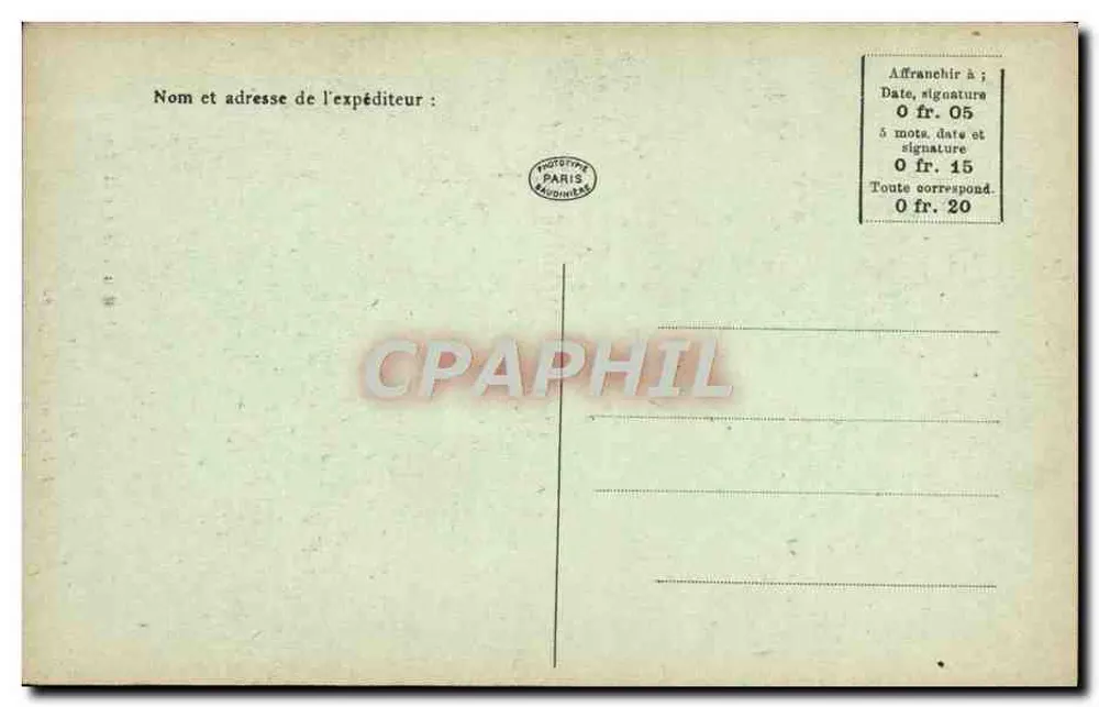 Dourdan — Interior da Igreja — Cl. Baudin, Paris - Verso