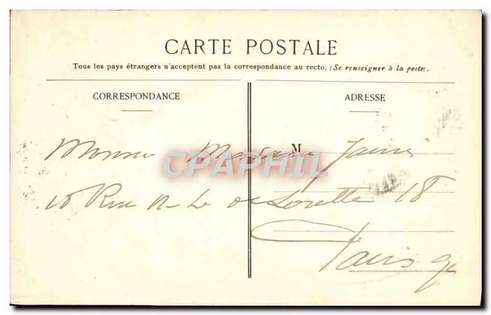 Follainville — La Tour Duval — Edit. Leroy-Brossard, rue des Halles - Rückseite