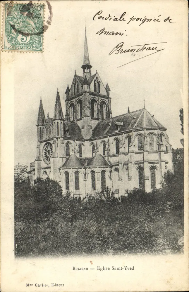 Braisne — Igreja de São Yved — Mme Carlier, Editora - Frente