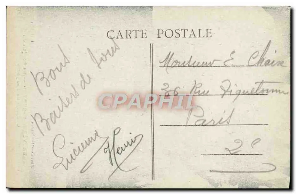 Bruyères-le-Château — O Donjon do Castelo de Bruyères-le-Château — Editor Combier Macon - Verso