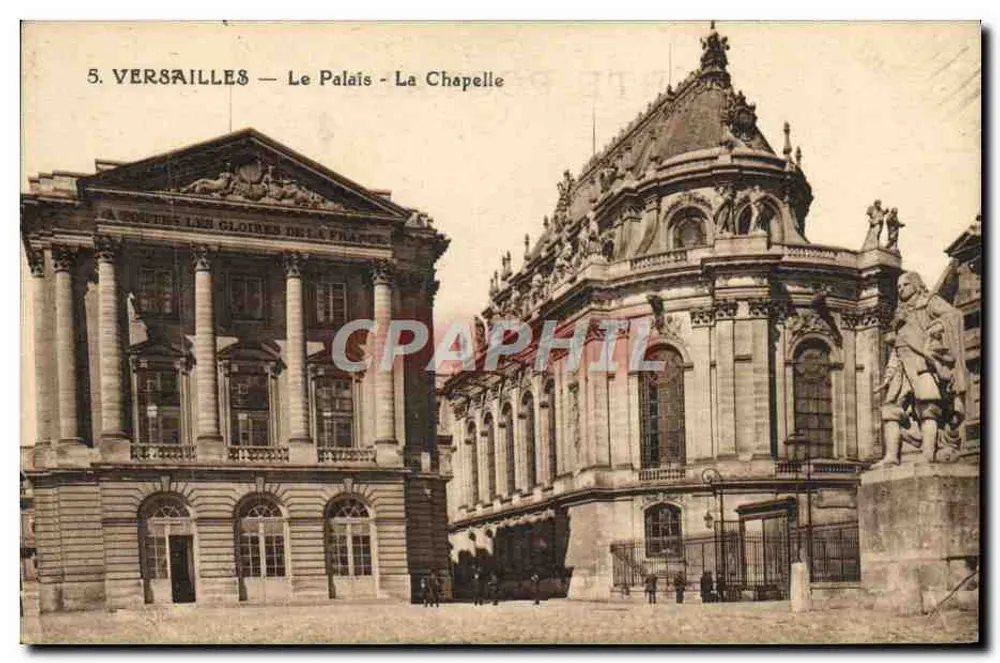 Versailles — O Palácio - A Capela — CPHAPHIL - Frente