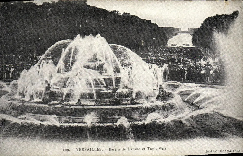 Versailles - Bassin de Latone und Tapis-Vert — BLAIN_VERSAILLES, n°109 - Vorderseite