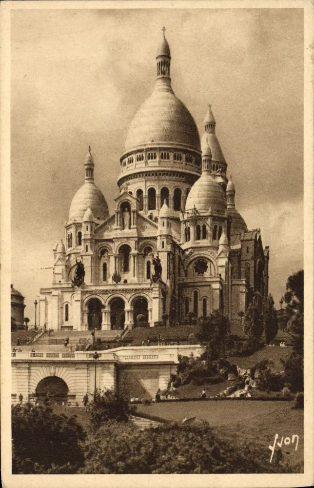 Basilika des Heiligen Herzens — Montmartre — Éditions d'Art YVON - Vorderseite