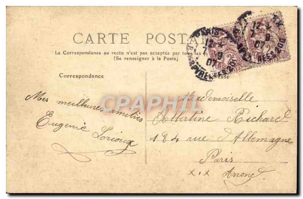 Bulttes-Chaumont — Le Pont suspendu — TOUT PARIS — n° 28-95 - Rückseite