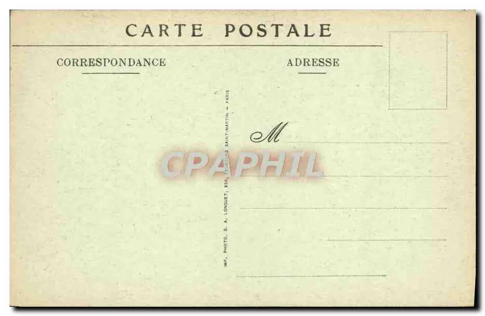 Paris — Hôtel des Monnaies — Medaillenwerkstatt — DAL, Reproduktion verboten - Rückseite