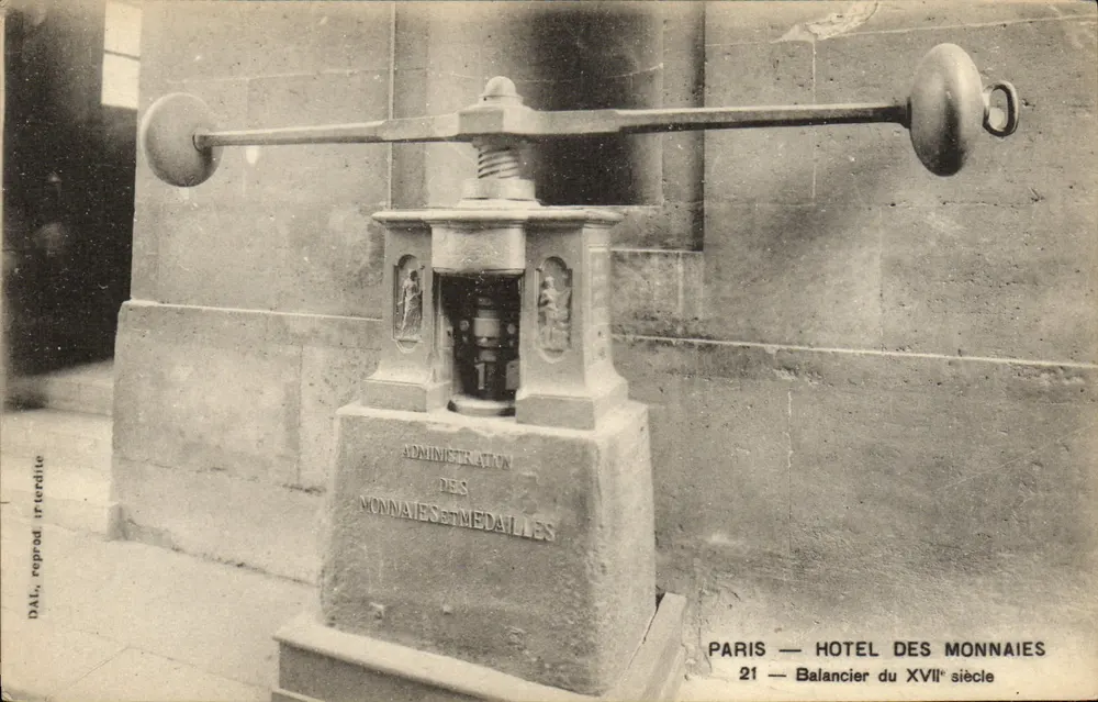 Paris — Münzhof — Waage des 17. Jahrhunderts - Vorderseite