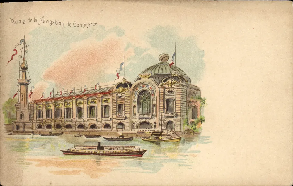 Palácio da Navegação Comercial — Exposição Universal de 1889 — número de série não visível - Frente