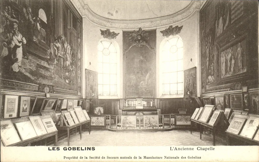 Les Gobelins — A Antiga Capela — Propriedade da Sociedade de Secorros Mutuos da Manufatura Nacional dos Gobelins - Frente