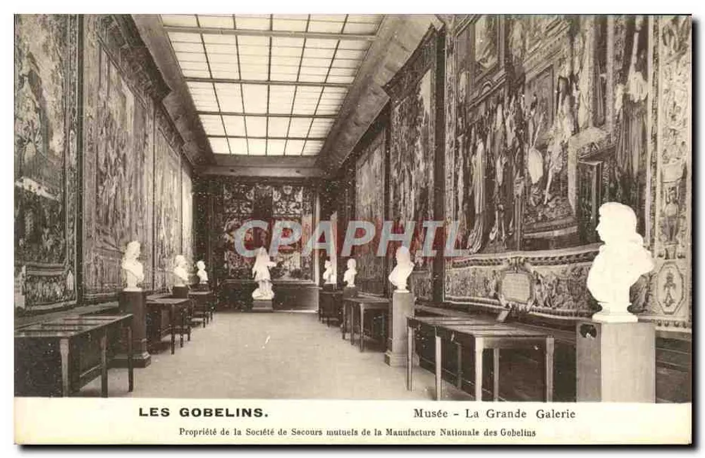 Die Gobelins — Museum Die Große Galerie — Gesellschaft für gegenseitige Hilfe der Nationalen Gobelins-Manufaktur - Vorderseite