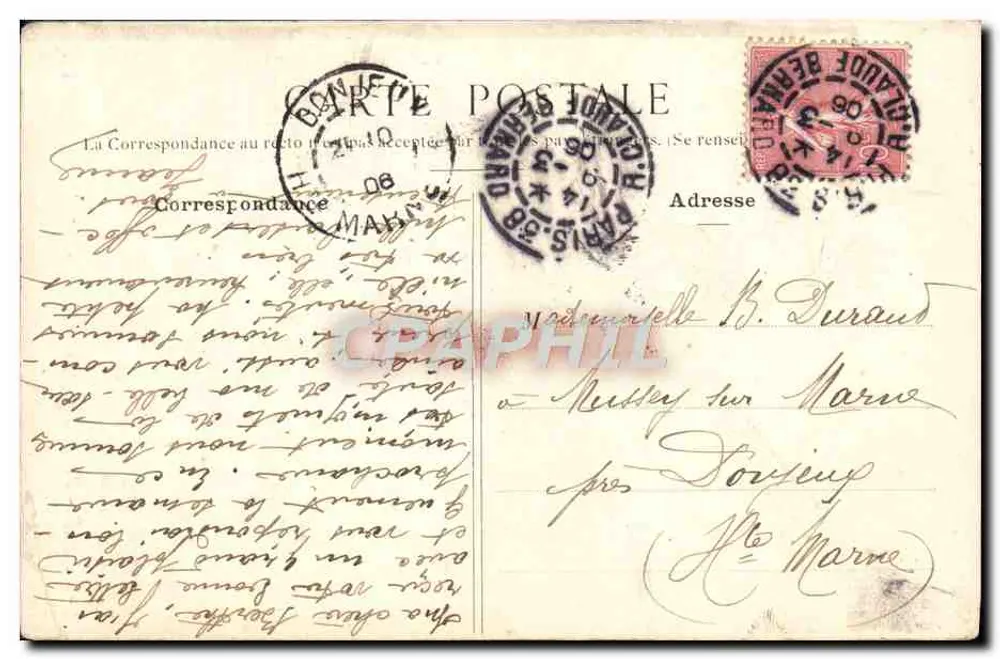 Paris - Saint-Jacques du Haut-Pas — éditeur D. GABILLY, Paris, n°4 - Verso