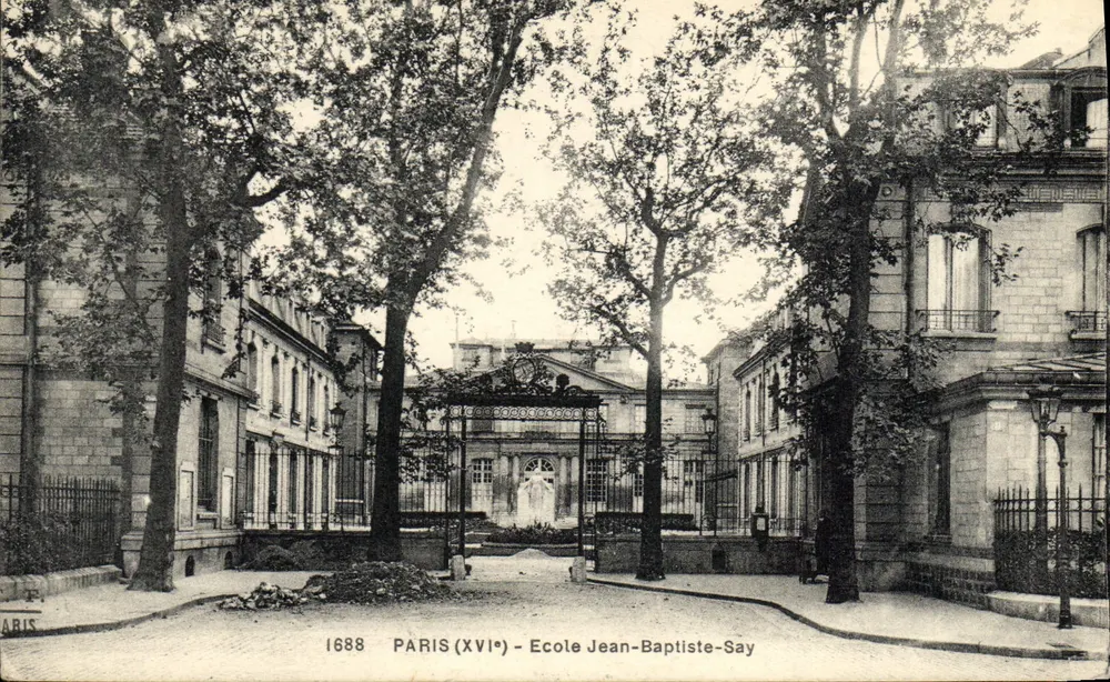Paris (XVIe) - Escola Jean-Baptiste-Say — editor Paris, n° 1688 - Frente