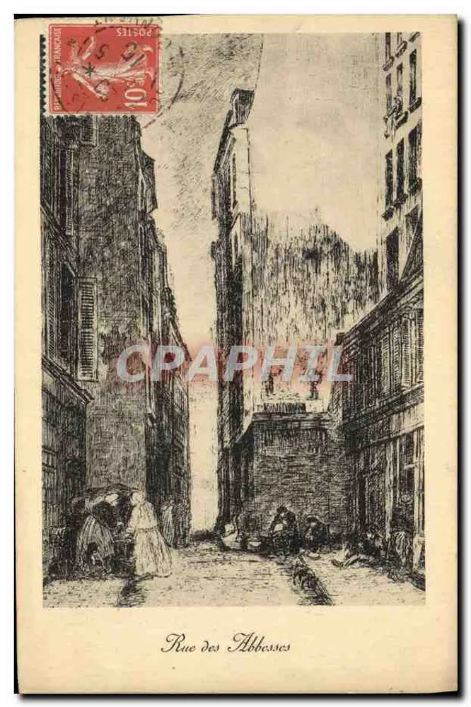 Rue des Abbesses — Paris — edição não identificada - Frente
