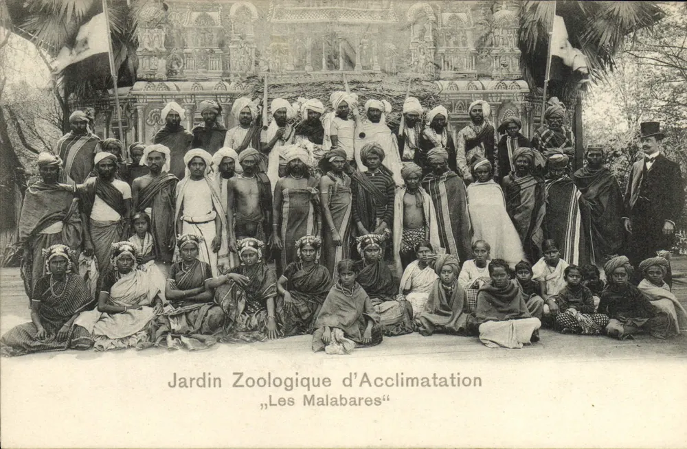 Zoologischer Acclimatizationsgarten — "Les Malabares" — Verleger nicht sichtbar - Vorderseite
