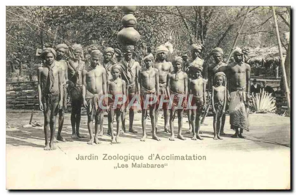Die Malabars — Zoologischer Acclimatizationsgarten - Vorderseite