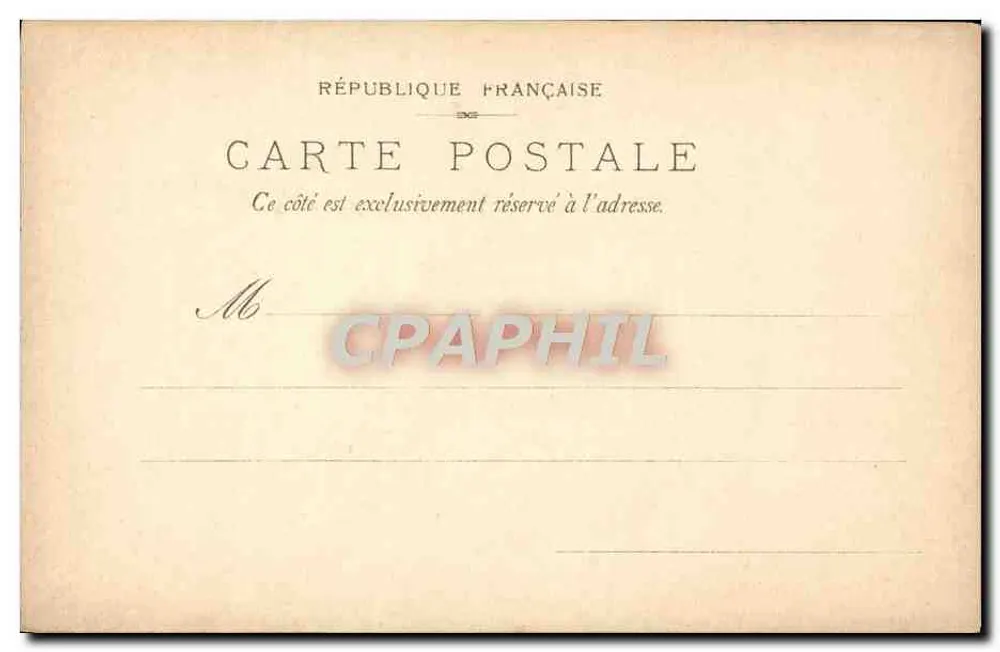 Pavillon der Deutschen — Weltausstellung 1900 — Bl. & Cie. & D. 69 - Rückseite
