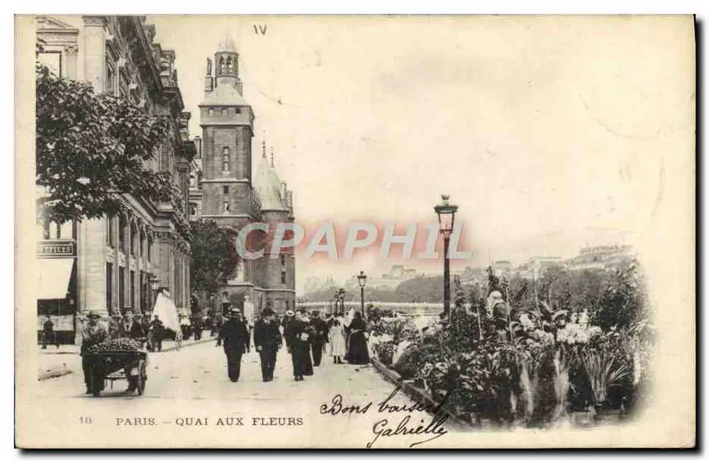 Paris — Quai aux Fleurs — Gabrielle - Frente