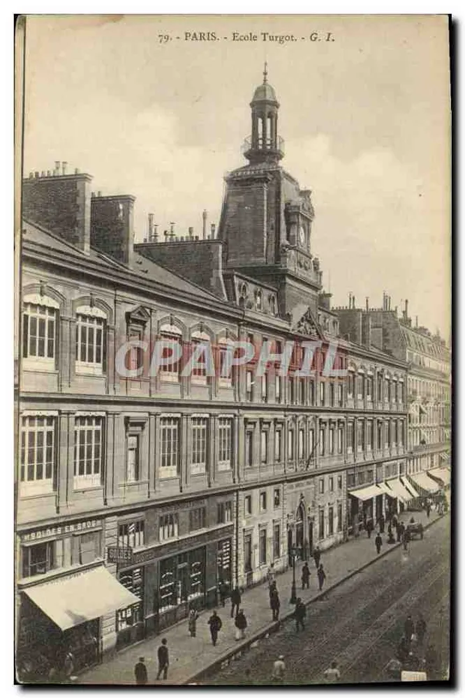 Paris - École Turgot - G. I. - Frente
