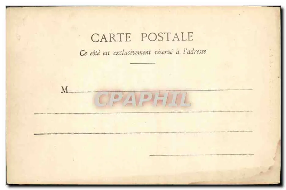 Paris - École Turgot - G. I. - Verso