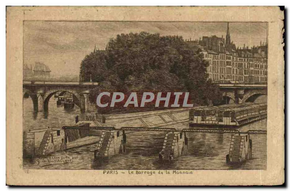 PARIS — O Barragão da Monnaie — G. Schlumberger, Vincennes - Frente