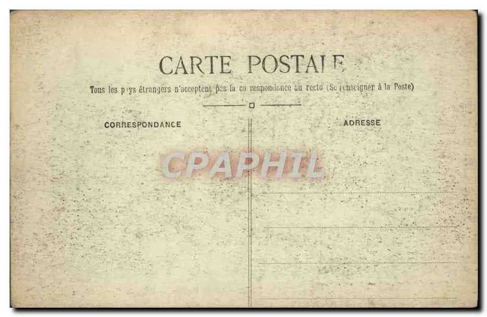 Paris — Lycée Buffon — Sala de Ginástica — H. Toutte & M. Petitlin editores, Corallois, Paris - Verso
