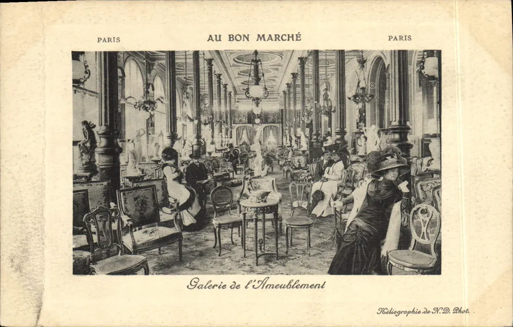 Möbelgalerie — Au Bon Marché — N.D. Phot. - Vorderseite