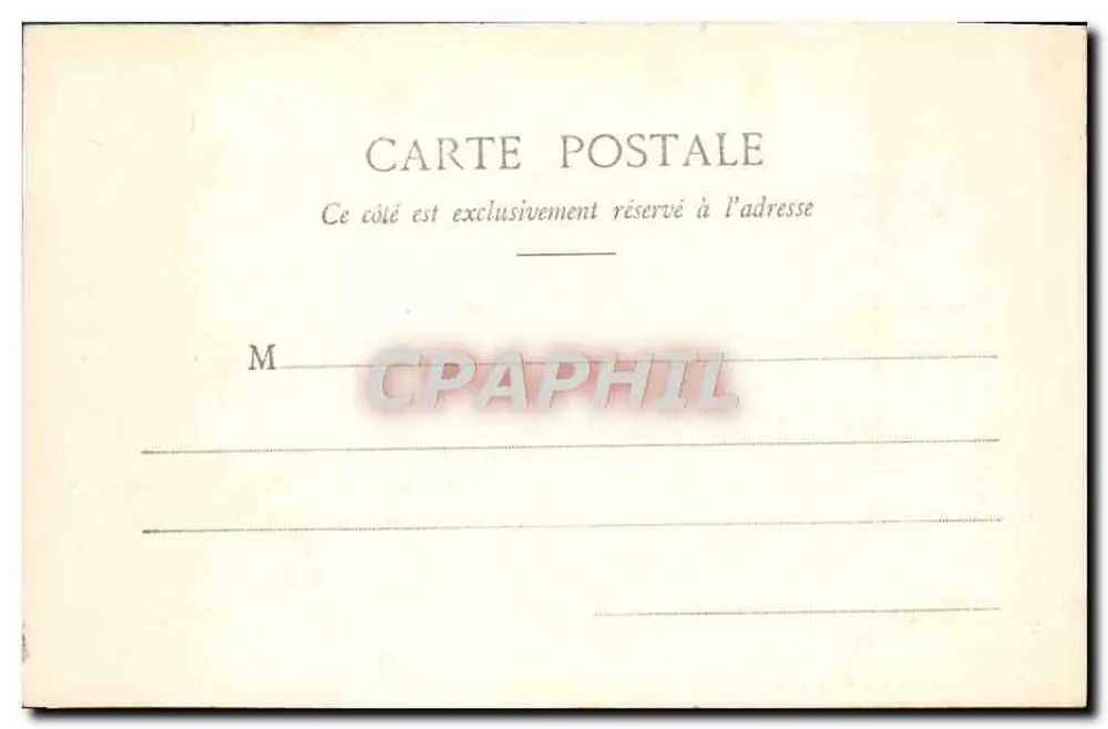 Paris - Rue du Mont Cenis — vista de rua com ciclista e passageiros — editor L. Paris, n°15 - Verso