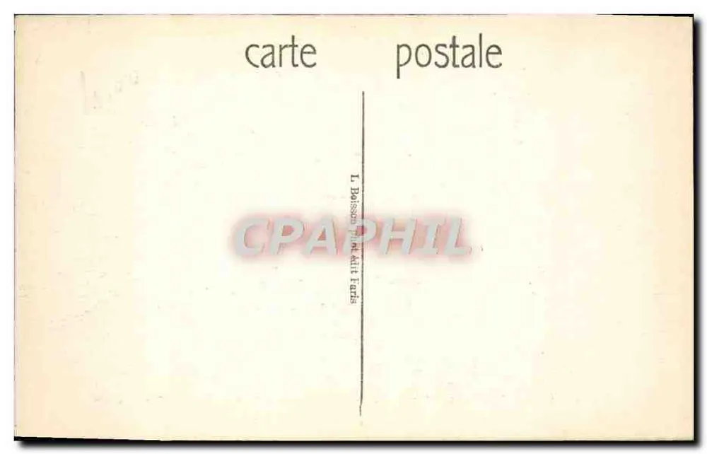 Paris Montmartre — Ansicht der Abtei und des Prämonstratenserstifts Montmartre — J.H. — n° 049 - Rückseite