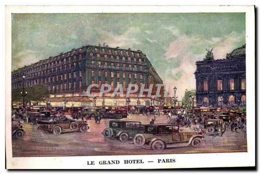 O Grand Hotel — Paris — CPAPHIL - Frente