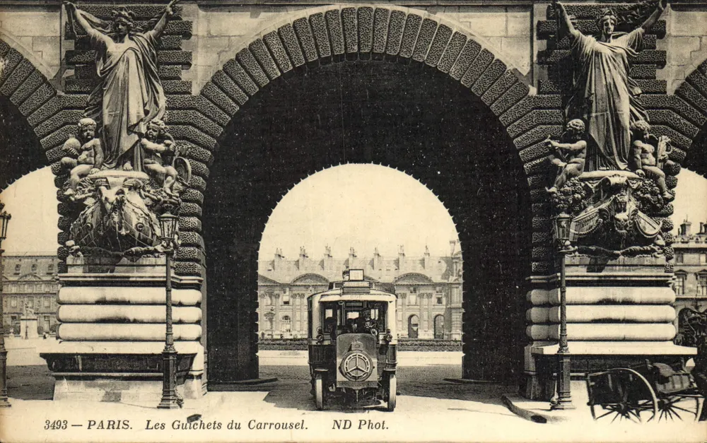 Os Guichets do Carrousel — Paris — ND Phot. - Frente