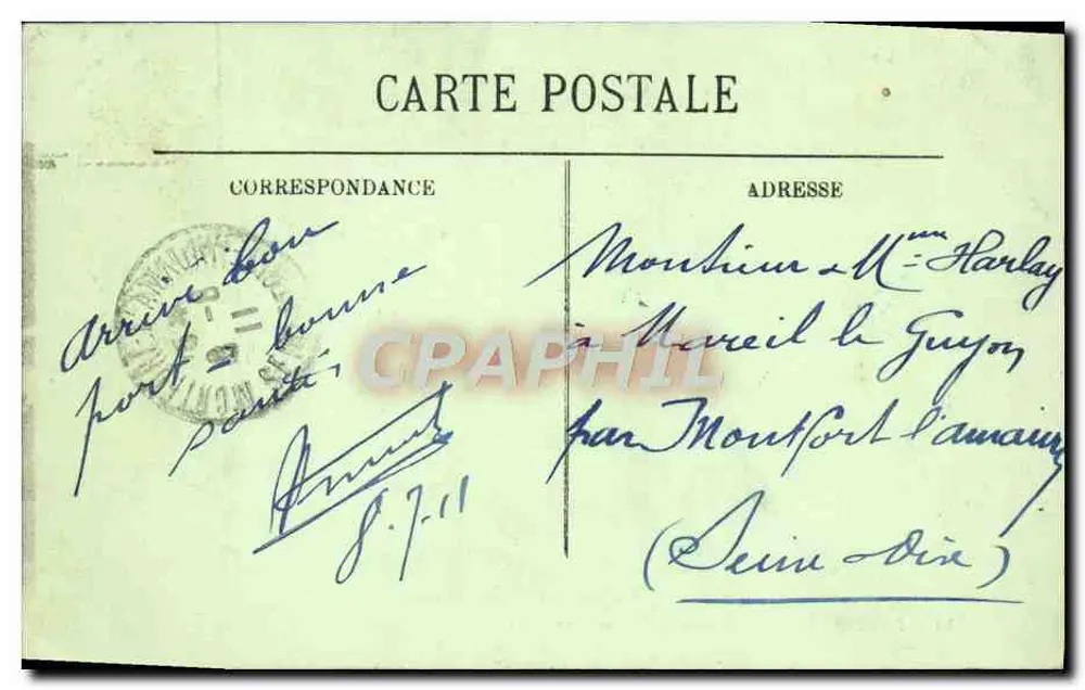 Paris (VIe) — O Palácio do Luxemburgo — LL — n°158 - Verso