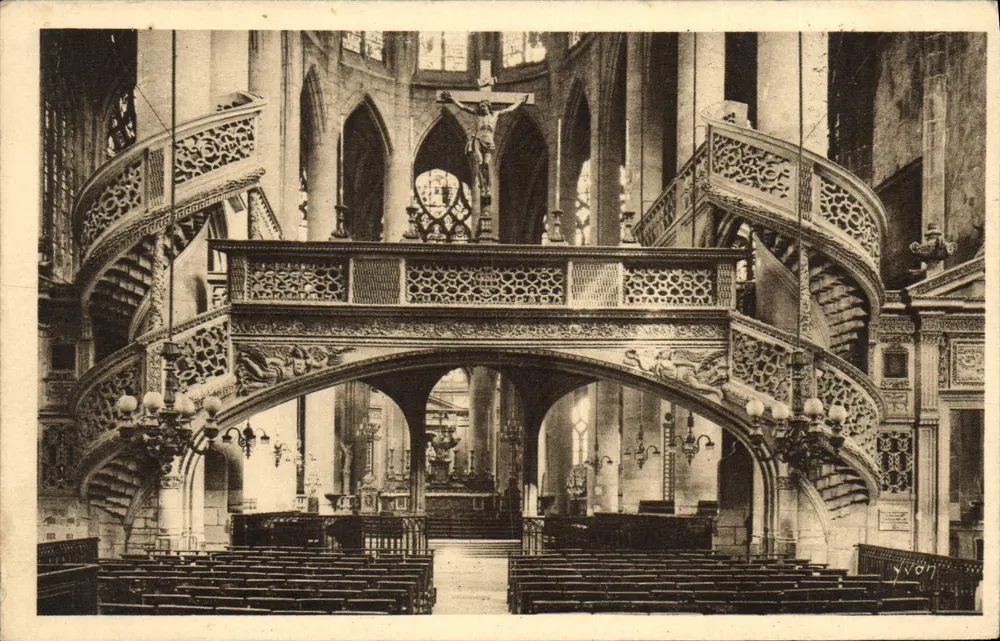 Kirche Saint-Étienne-du-Mont — Der Chorvorhang — Éditions d'Art Yvon, Paris - Vorderseite