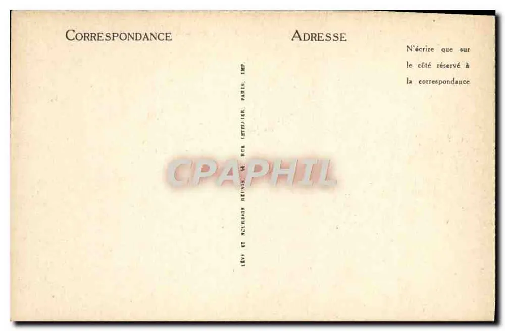 Paris — A Conciergerie — LL - Verso