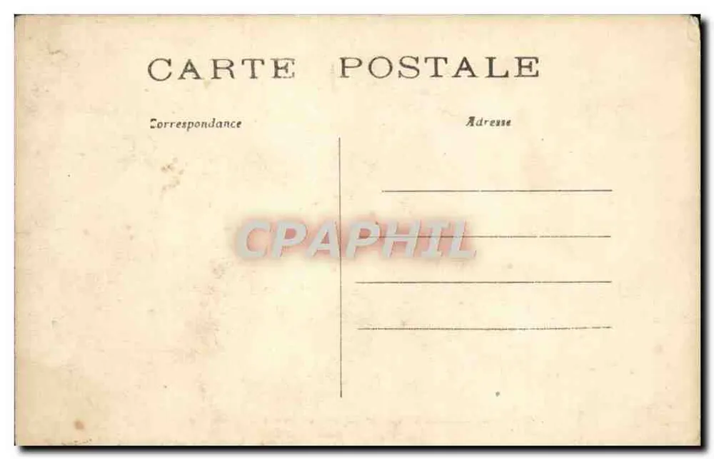 PARIS — Überschwemmungen im Januar 1910 — Le Cours la Reine — E. M. - Rückseite