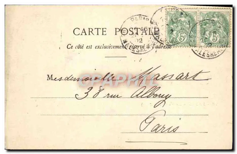 PARIS - O Pont-Neuf — editor desconhecido, n° 78 - Verso