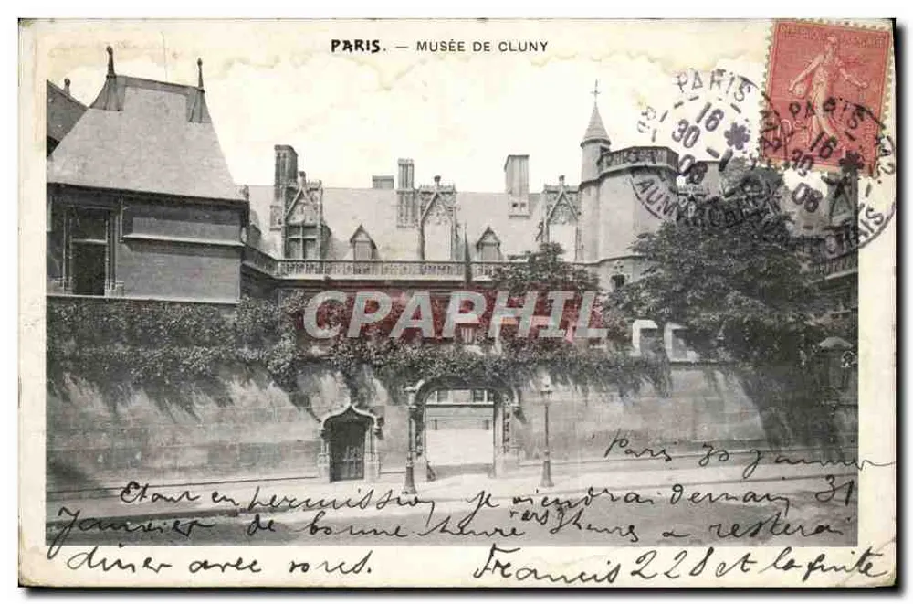 Paris — Musée de Cluny — éditeur imprimeur non visible - Vorderseite