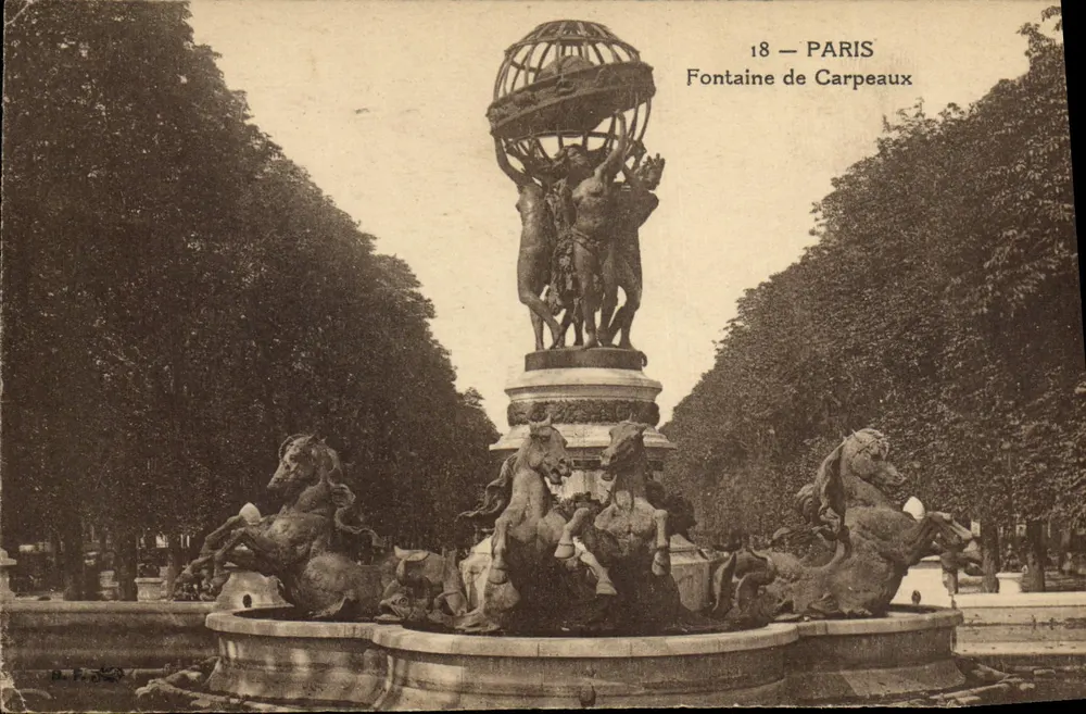 Paris — Fonte de Carpeaux — Editor B.P. 329 - Frente