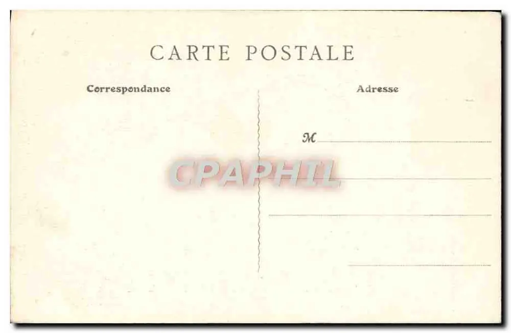 Nossa Senhora das Vitórias de Paris — estátua da Virgem com o Menino — A. C. Reprodução proibida - Verso