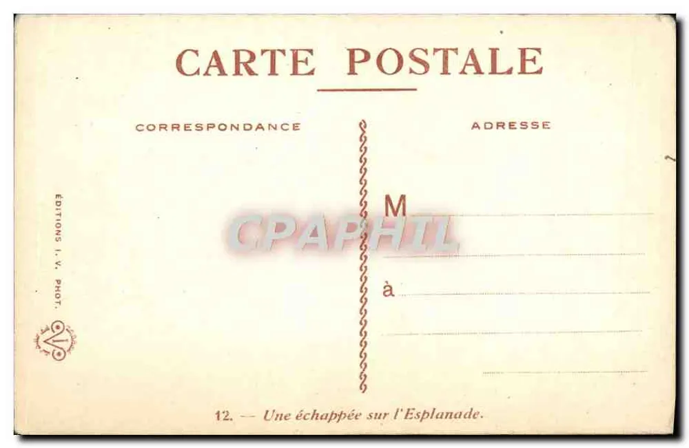 Les Galeries Lavette — Édifice d'exposition — Éditions I.V. Phot. - Rückseite