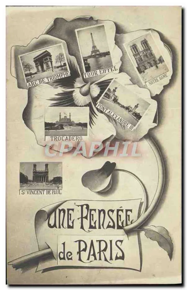 Paris — Eine Idee von Paris — Verlag nicht sichtbar - Vorderseite