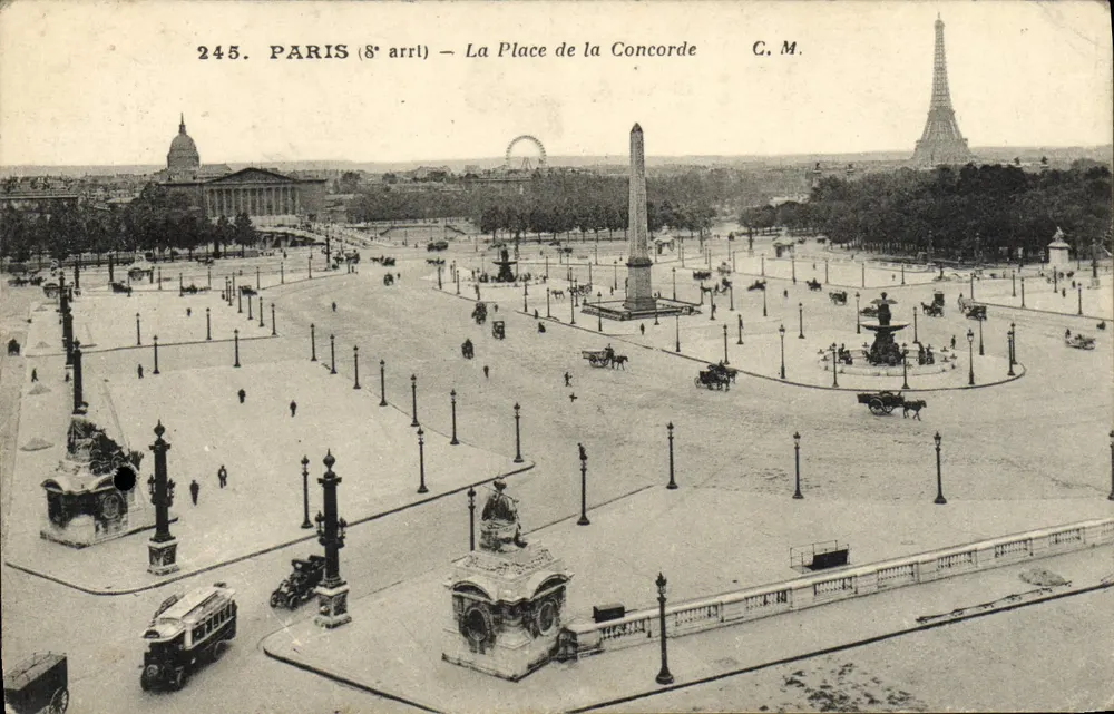 Paryż (8e arrt) — Plac Konwergencji — C. M. — nr 245 - Awers
