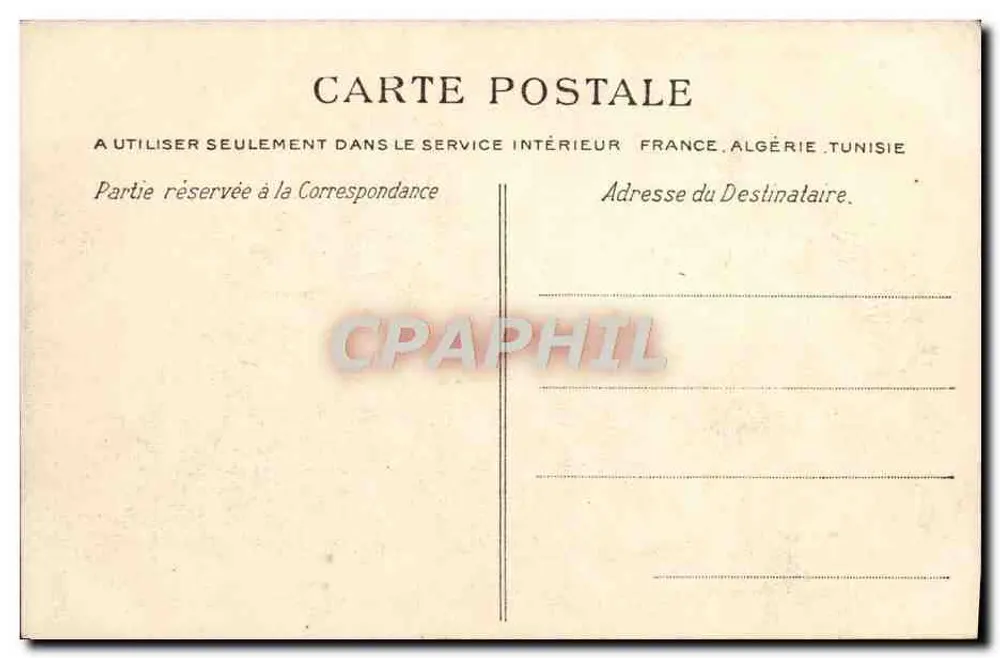 PARIS — Trauerfeier der Königin Isabelle (13. April 1904) — Der Ehrensperrfeuer — C. L. C. - Rückseite