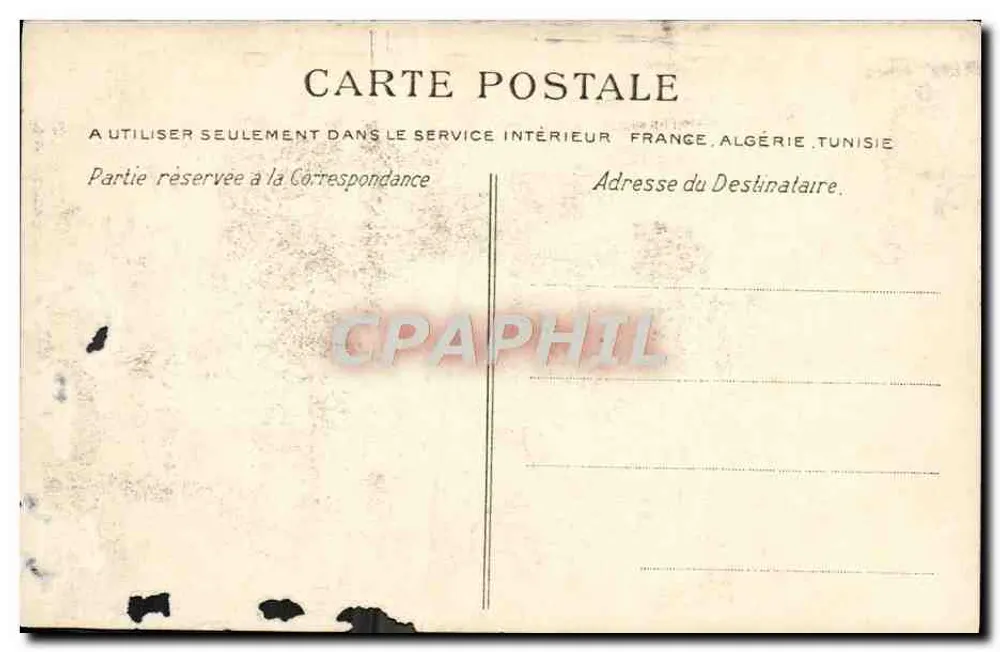 Paris — Trauerfeier der Königin Isabelle — Ankunft der Trauerprozession — C. L. C. — 13. April 1904 - Rückseite