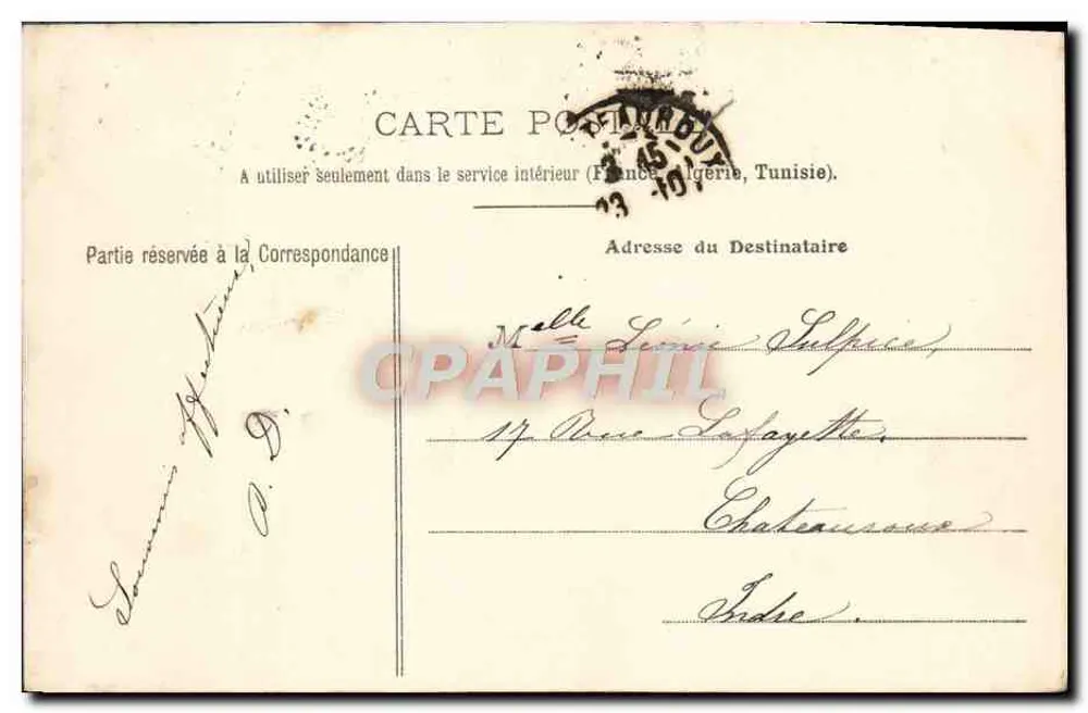 Paris — Igreja de Nossa Senhora de Paris — Editor desconhecido, n° 177 - Verso