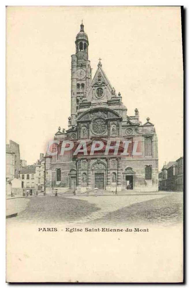 Paris - Kirche Saint-Etienne-du-Mont — unbekannter Verlag, Seriennummer nicht sichtbar - Vorderseite